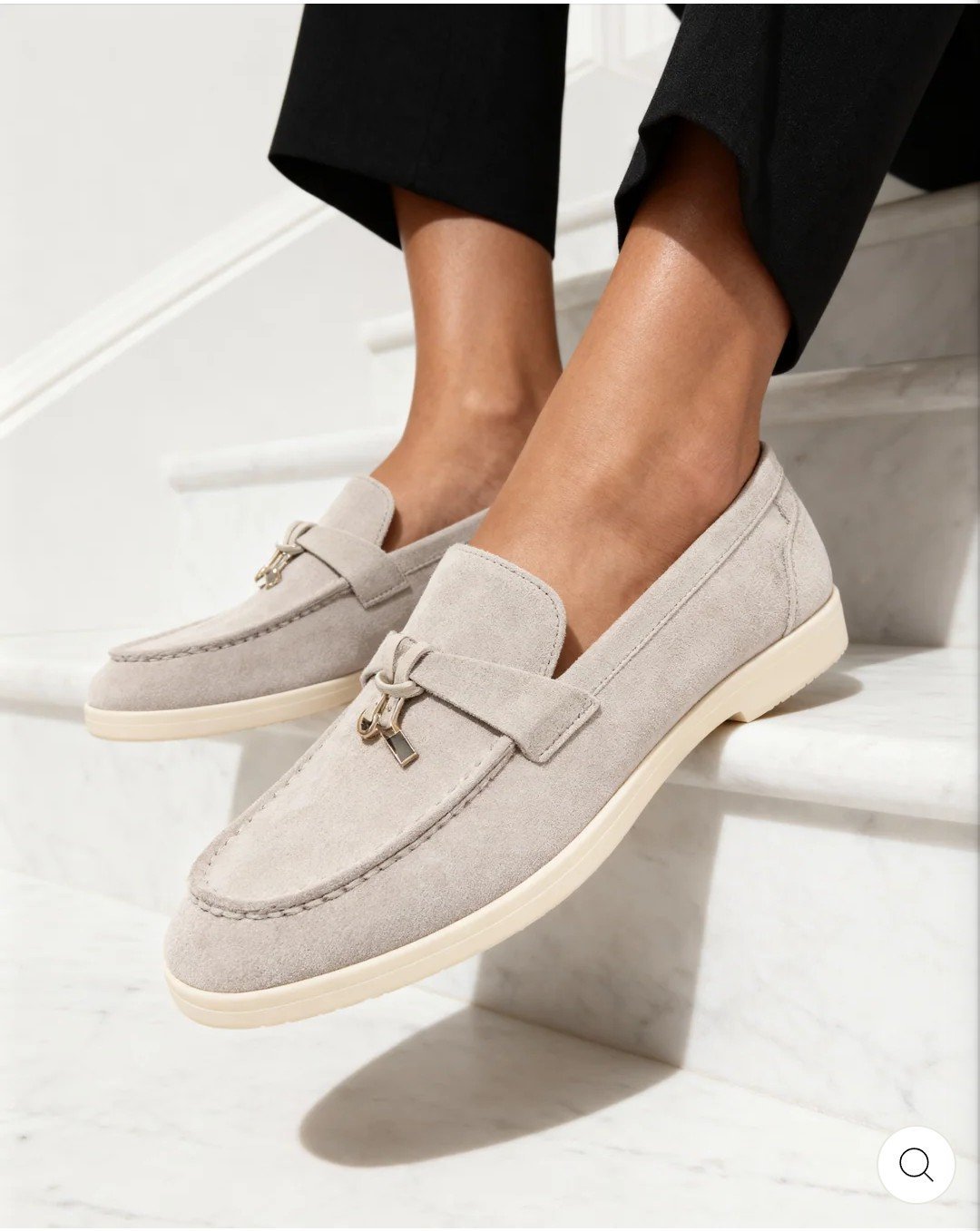 Mocassins en veritable dain et cuir , importer de France 