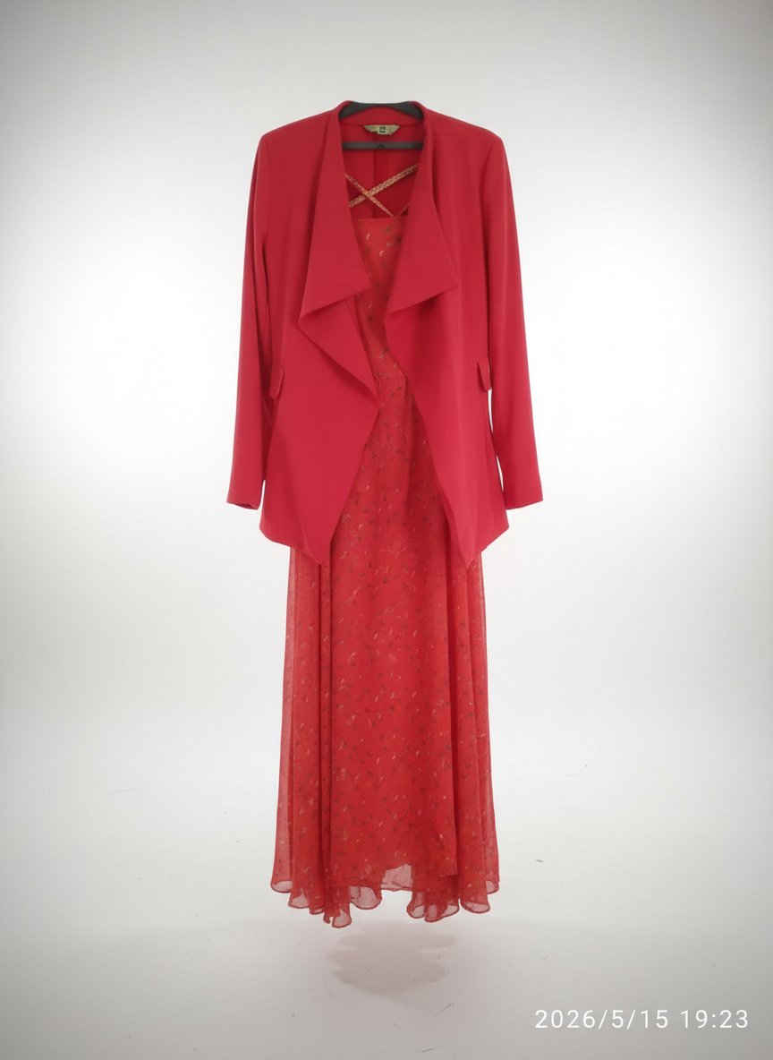 Robe+ blazer ensemble 