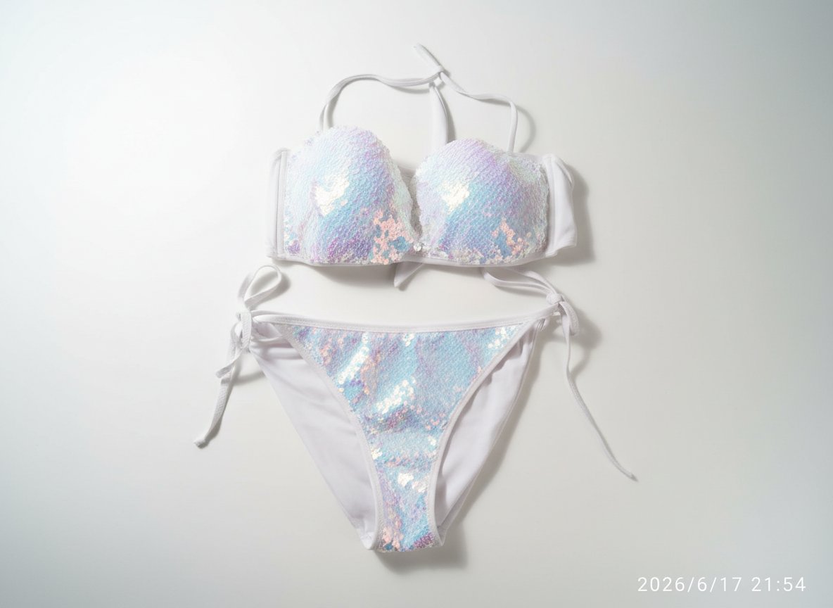 Maillot femme en sequins