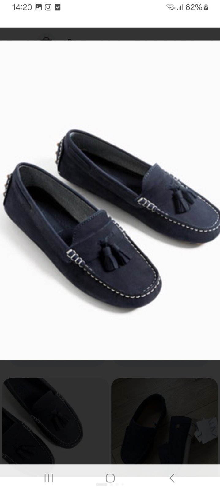 Mocassin en cuir ZARA