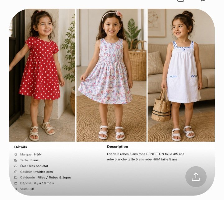 Lot de robe 5 ans