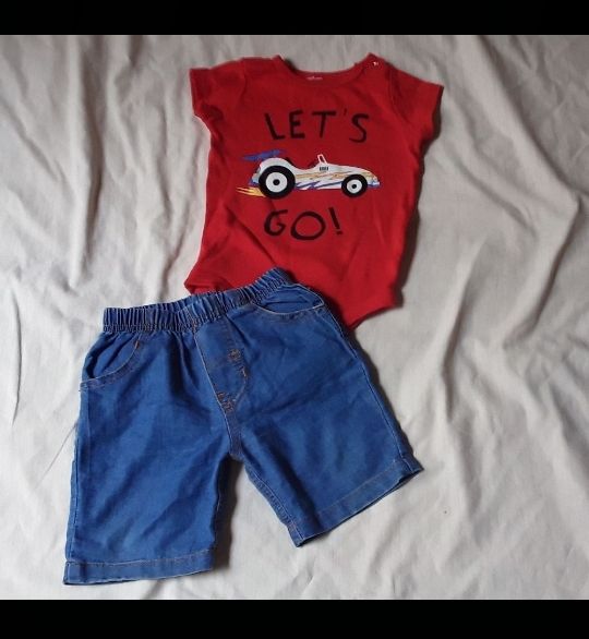 body LC WAIKIKI sans ticket de composition ni de taille +short 12 mois