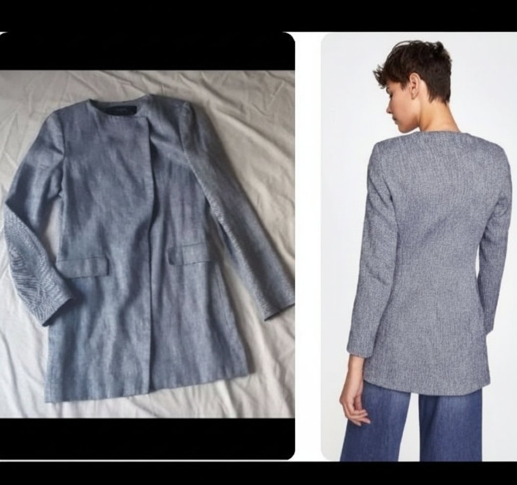 Blazer zara 100% lin kamraya taille 36