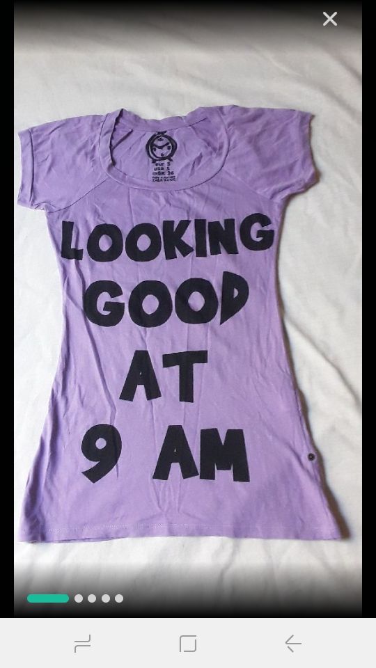 t-shirt zara couleur lilas taille S 