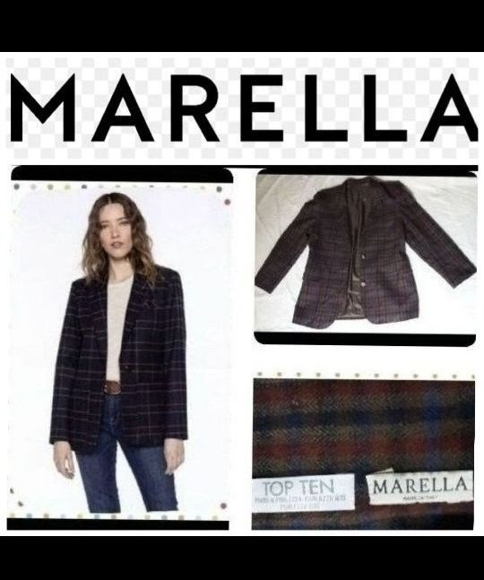Blazer Marella 100% laine vierge taille 44
