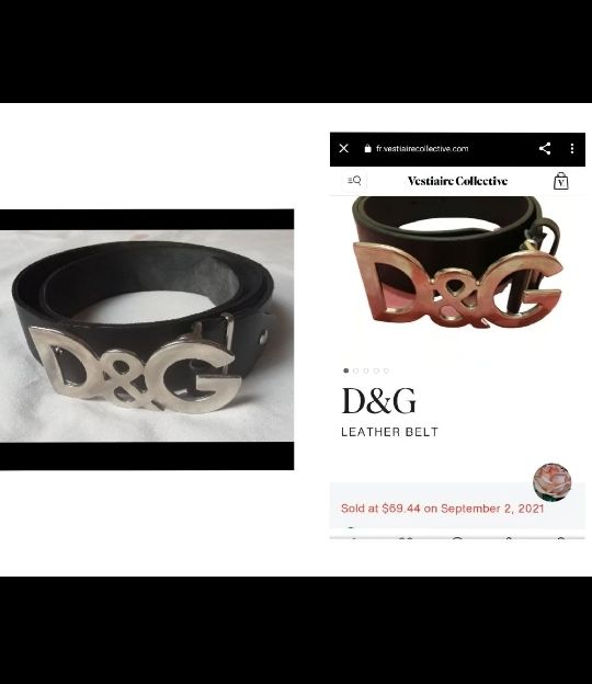 ceinture D&G taille 40