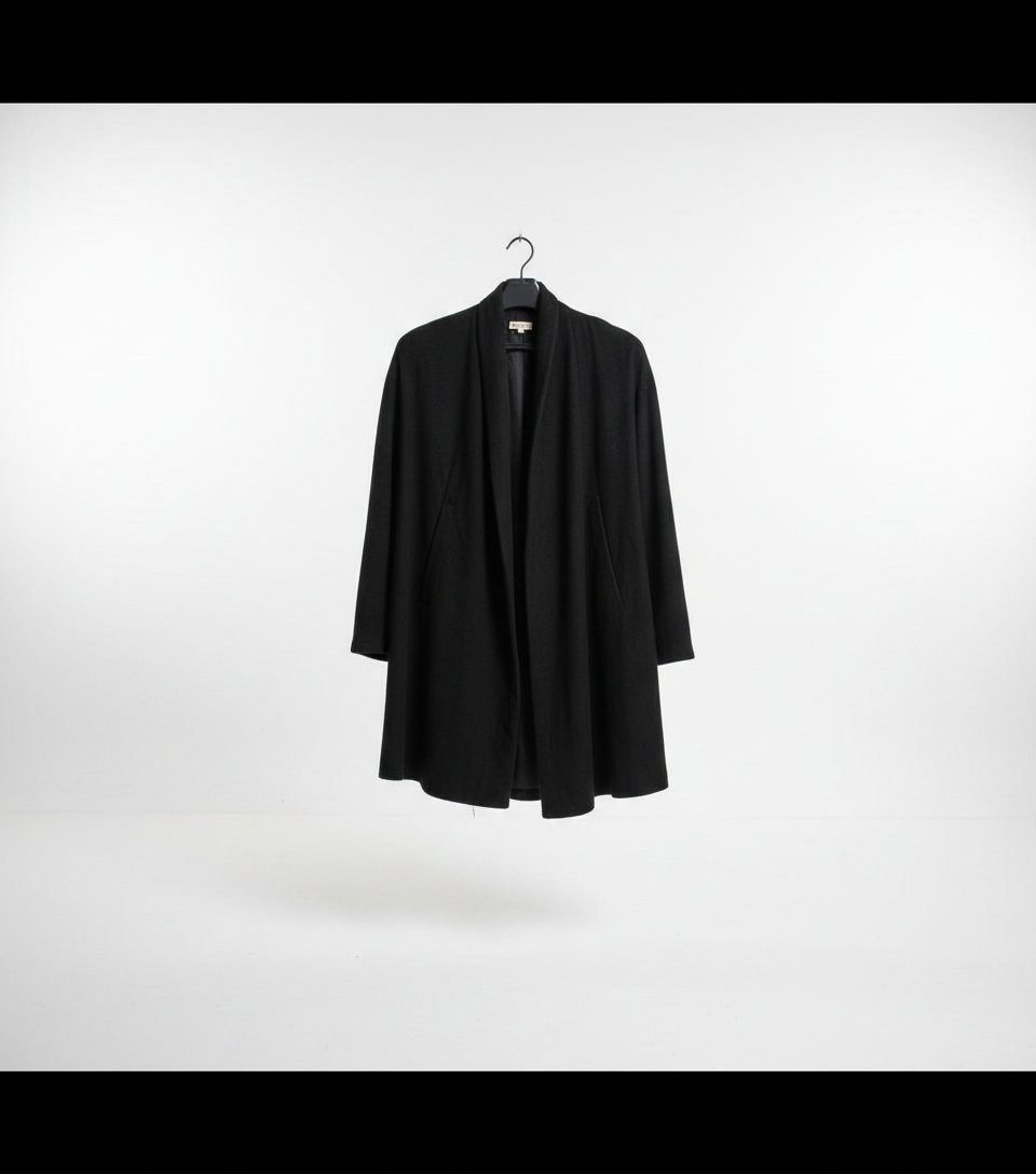 Kimono noir oversize taille 40