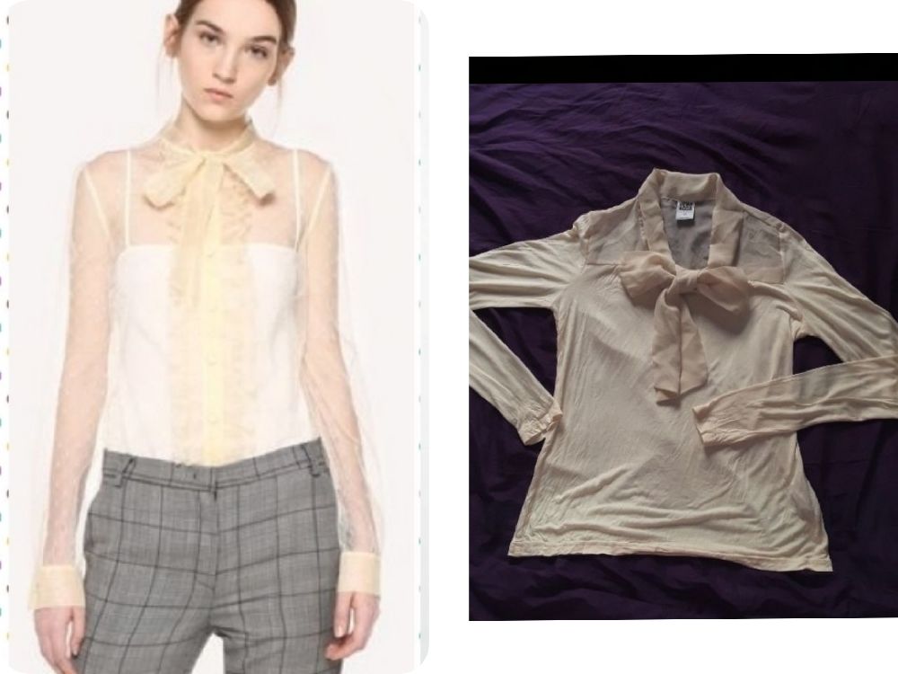 pull en viscose blanc cassé taille S 