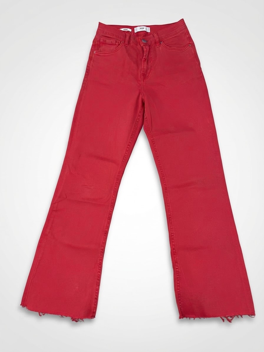 Pantalon rouge Mango