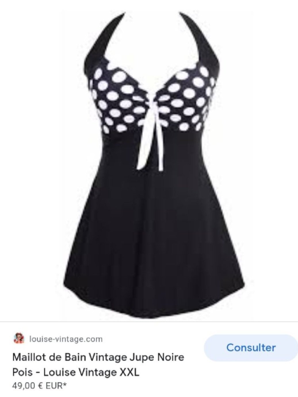 Maillot robe