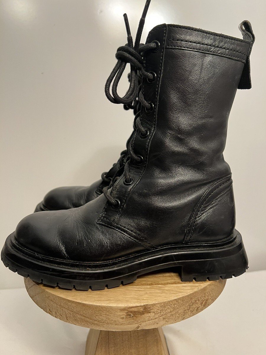 Bottes cuir zara