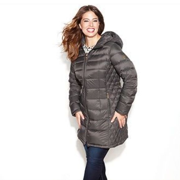 MK manteau doudoune vert olive taille S