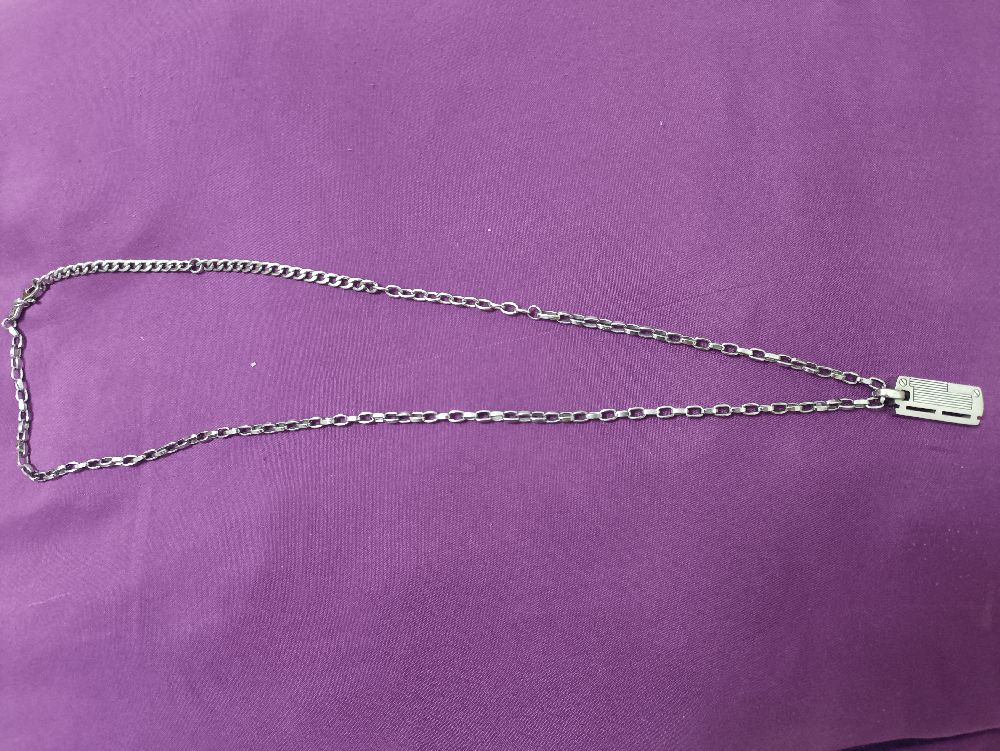 Collier pour homme fossil 