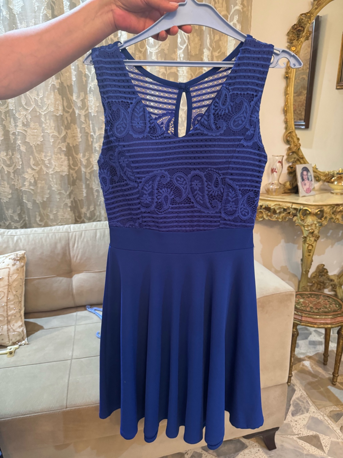 Robe bleu