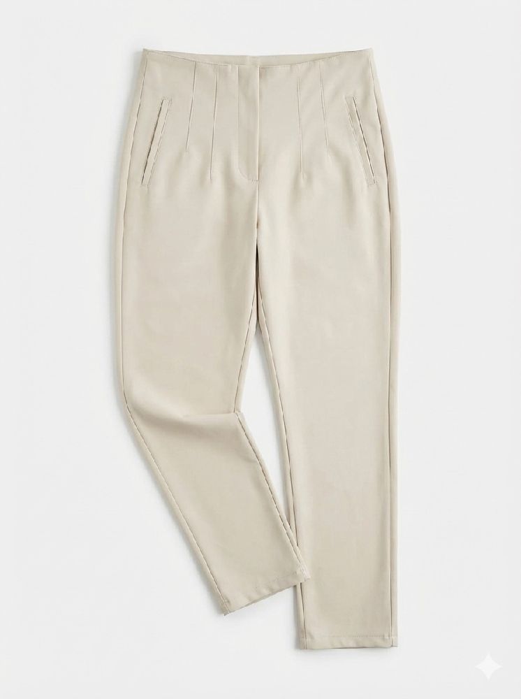Pantalon beige clair 
