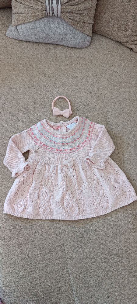 Robe en laine bébé fille 