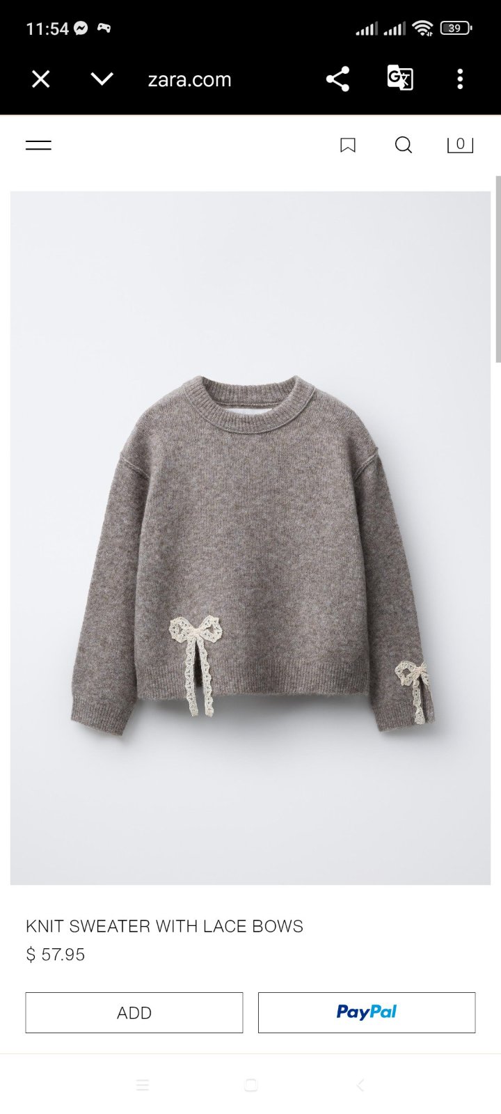 Pull Zara 