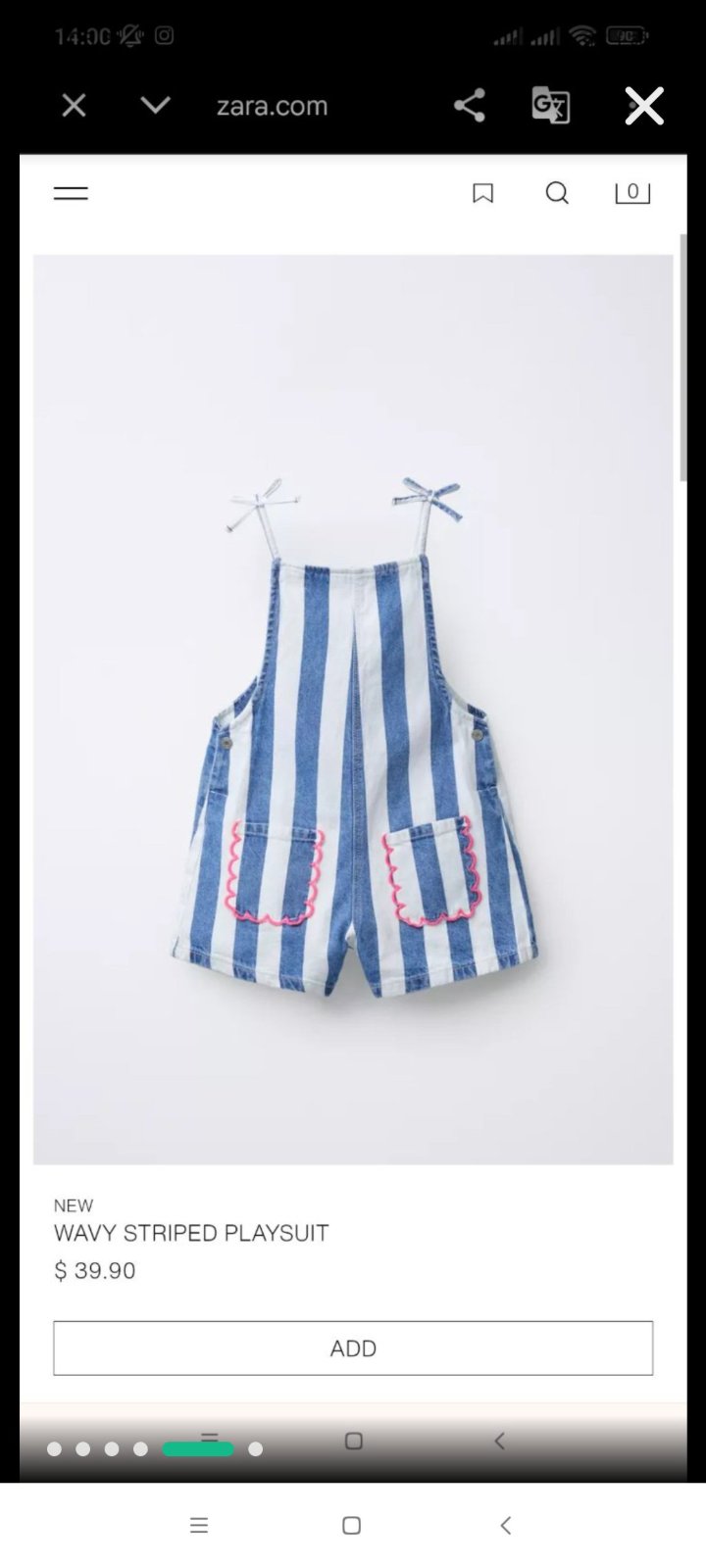 Salopette jeans zara