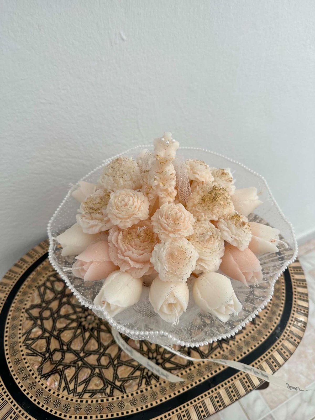 Bouquet de bougie parfumée 