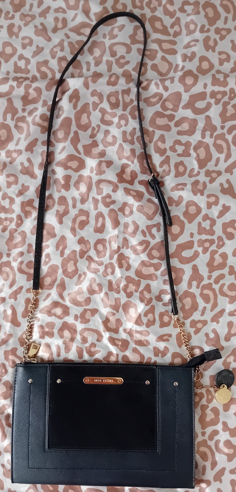 Sac à bandoulière River Island Noir 