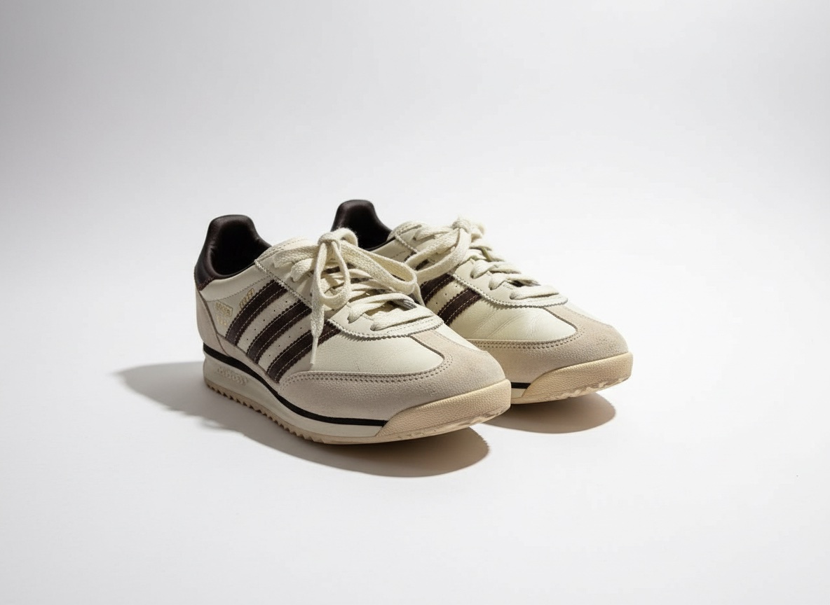 Chaussure Adidas Beigne et Marron