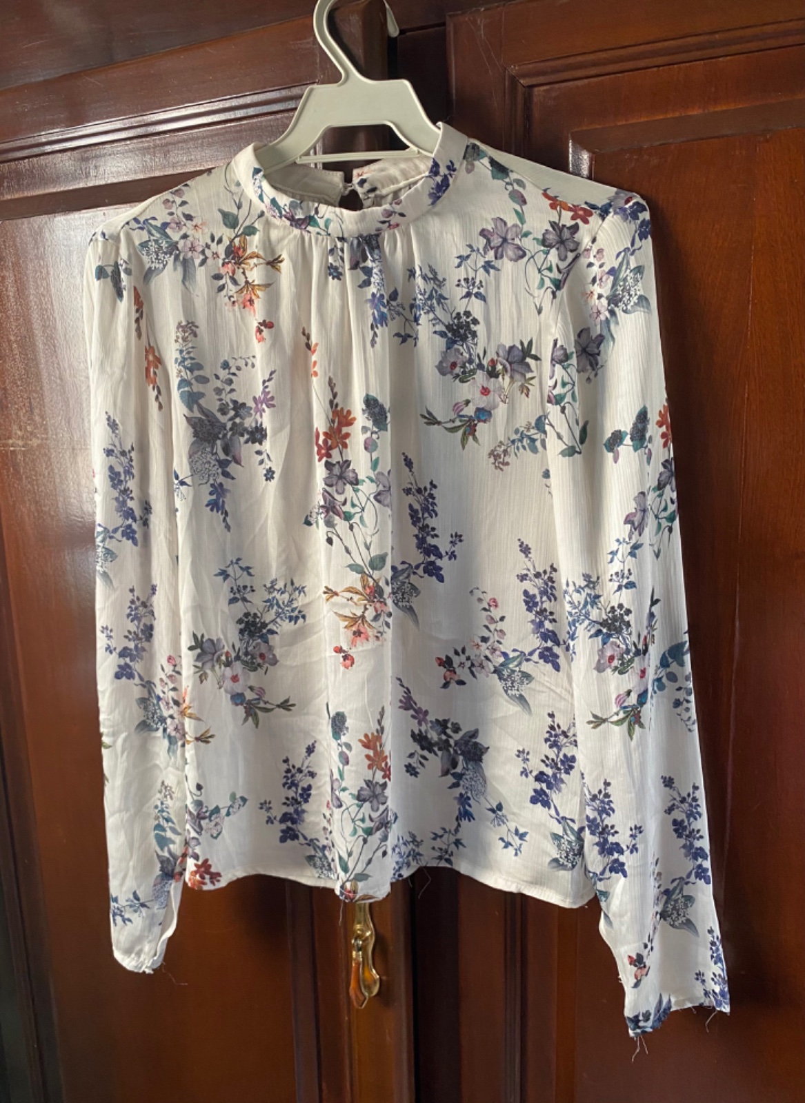 Blouse fluide fleurie 