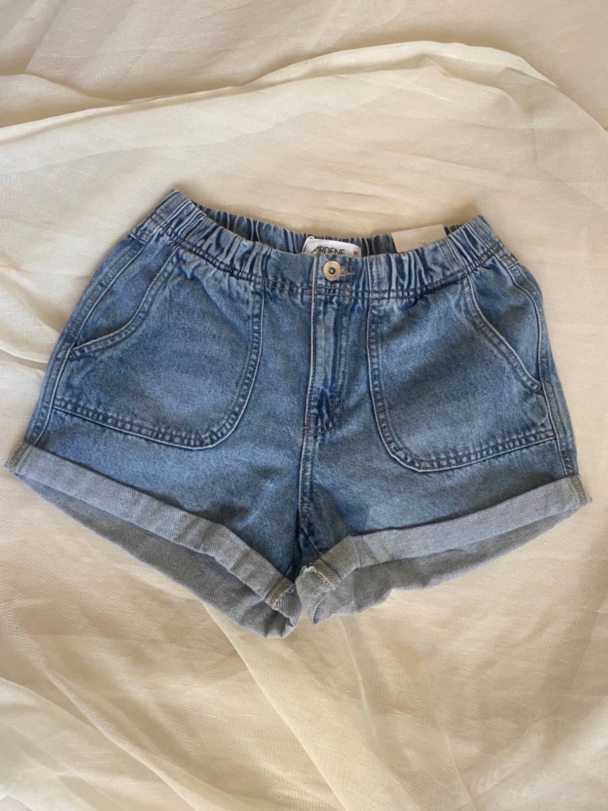 Short en jean Ardene bleu à taille élastique