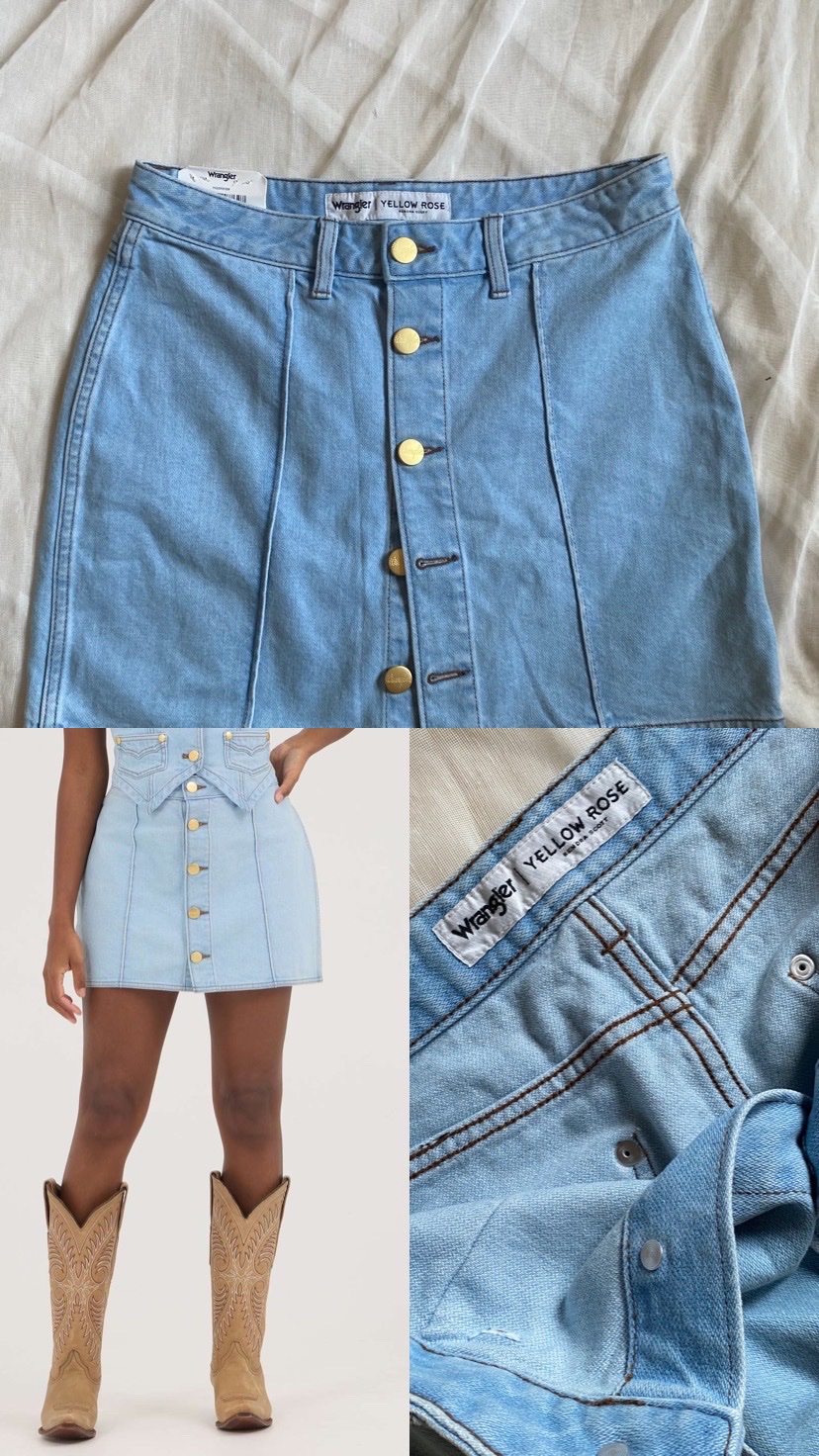 Wrangler® x Yellow Rose by Kendra Scott 70's Fitted Denim 