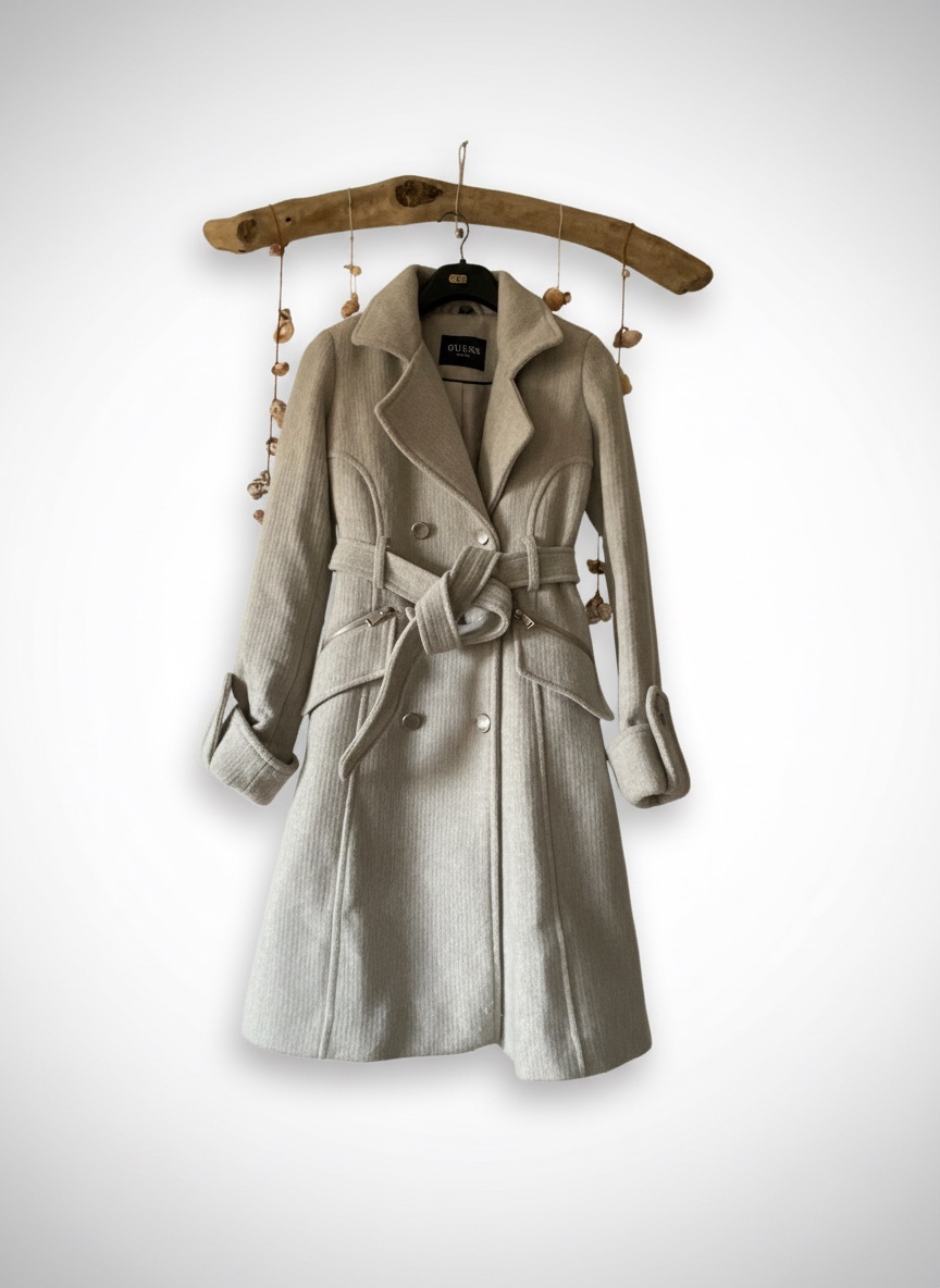 Un manteau gris GUESS gris