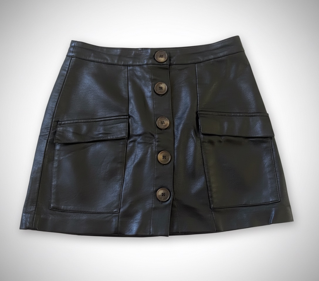 Jupe en cuir