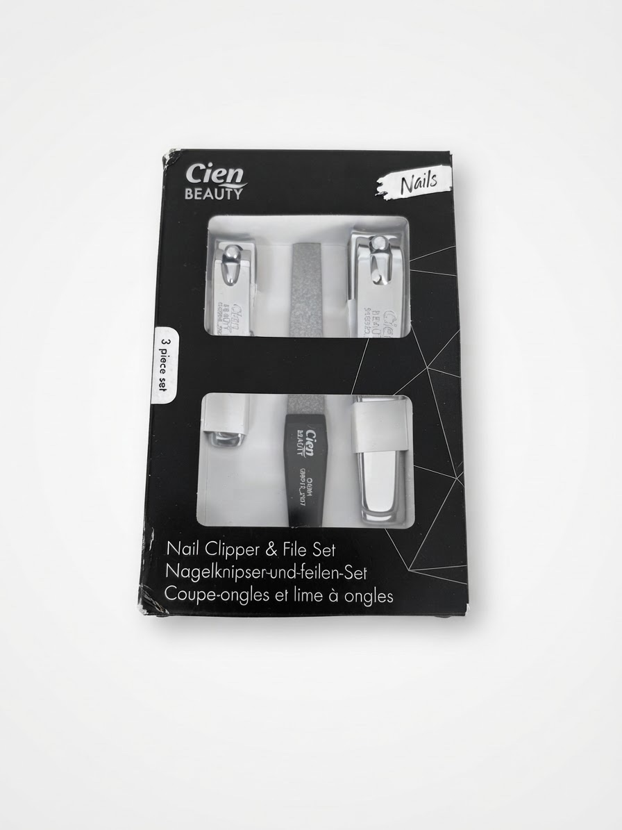 Nail clipper & file set