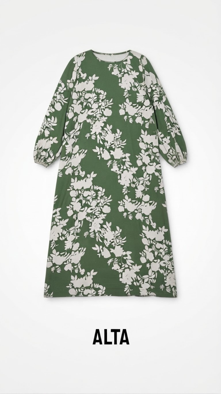Robe vert 