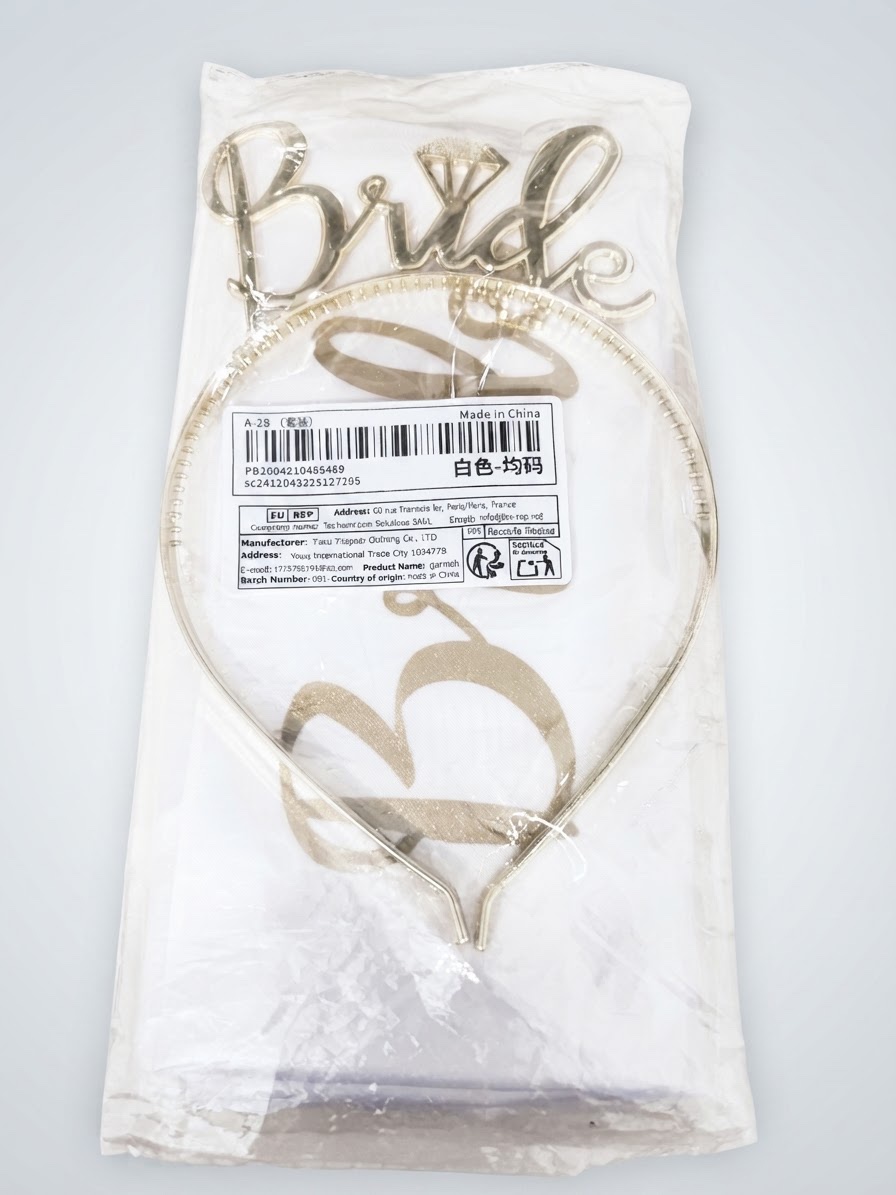 Serre tête bride avec voile 