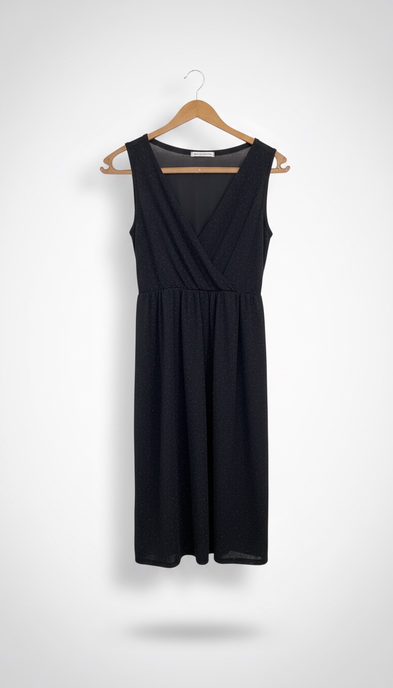 Robe noir avec paillettes 