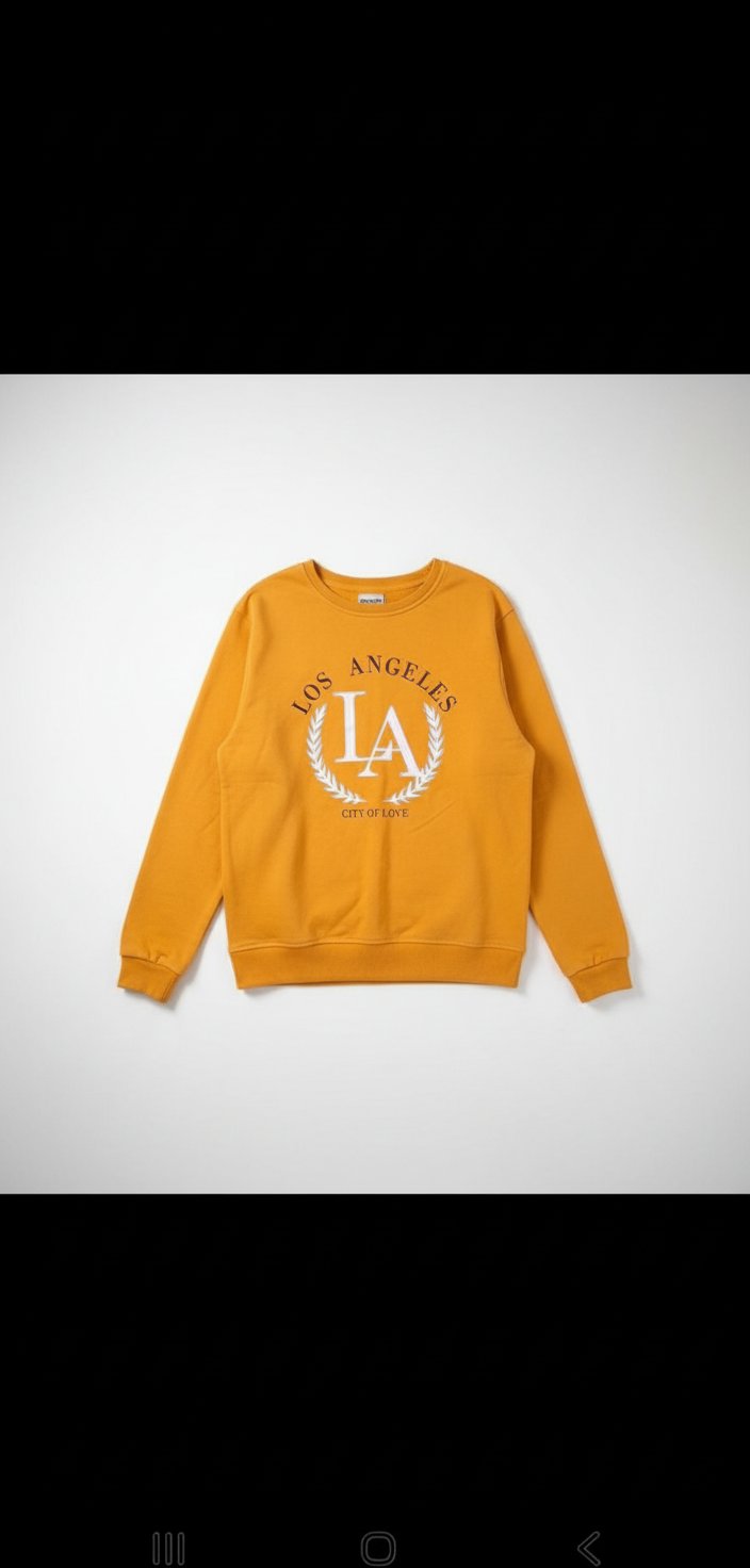 Pull/ Sweat Jaune moutarde Kids