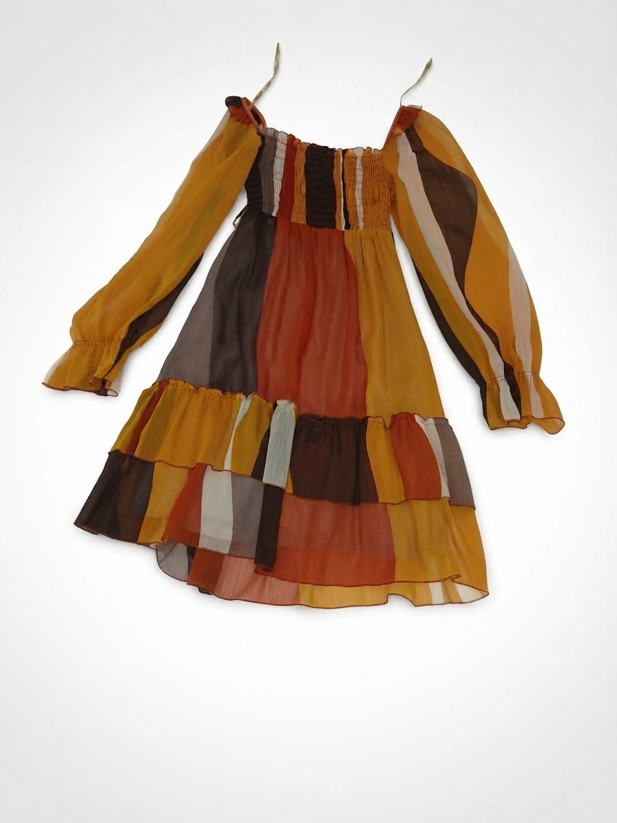 Robe multicolores 