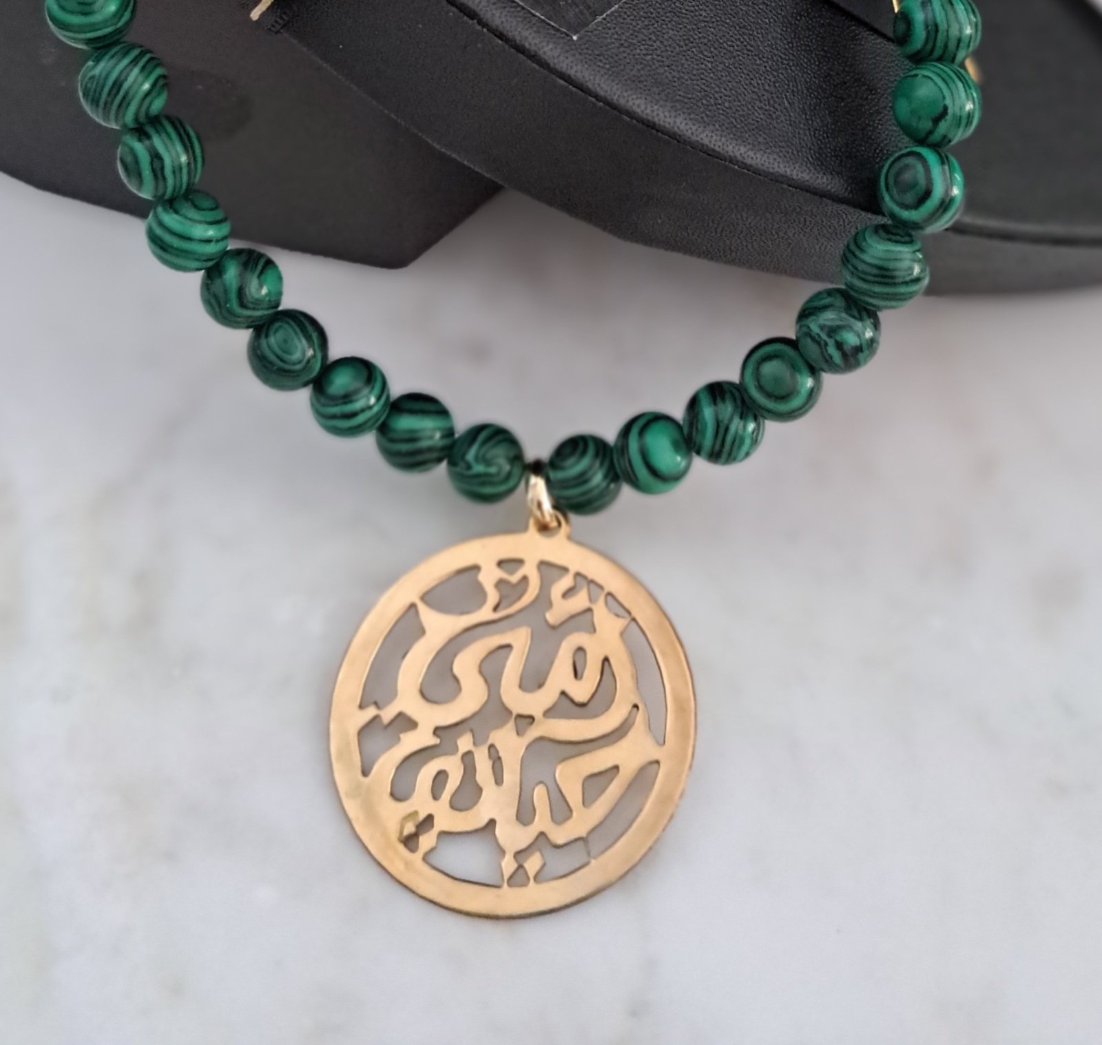Collier malachite special fête des mères