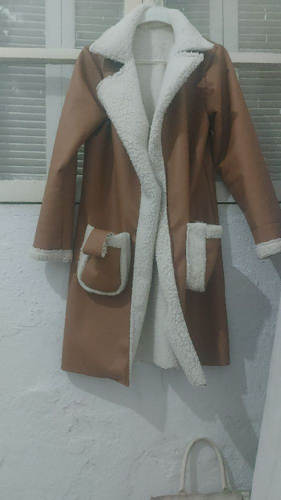 Manteau, style simili cuir