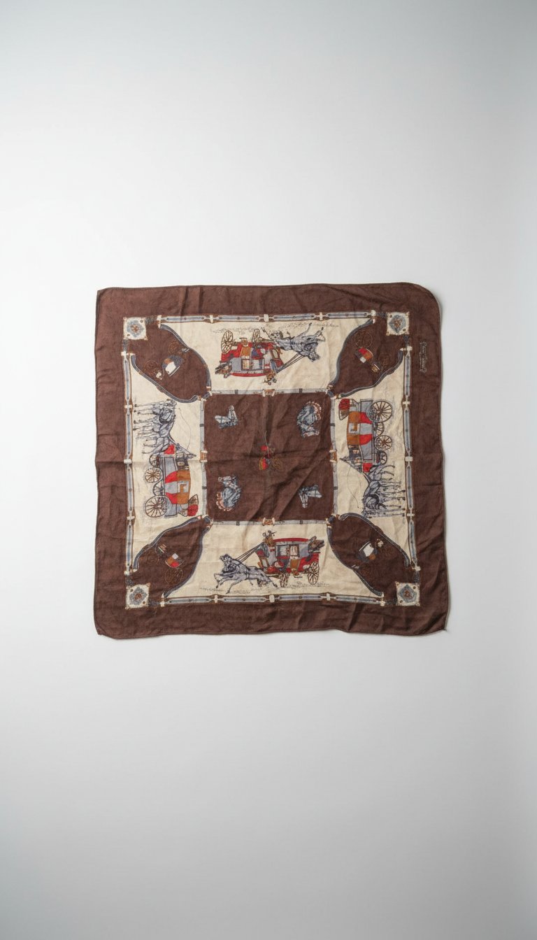 Foulard style Hermes 