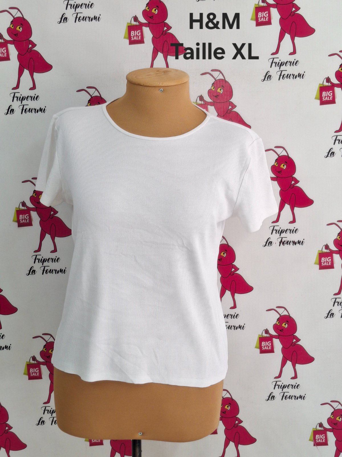Pull basic blanc H&M