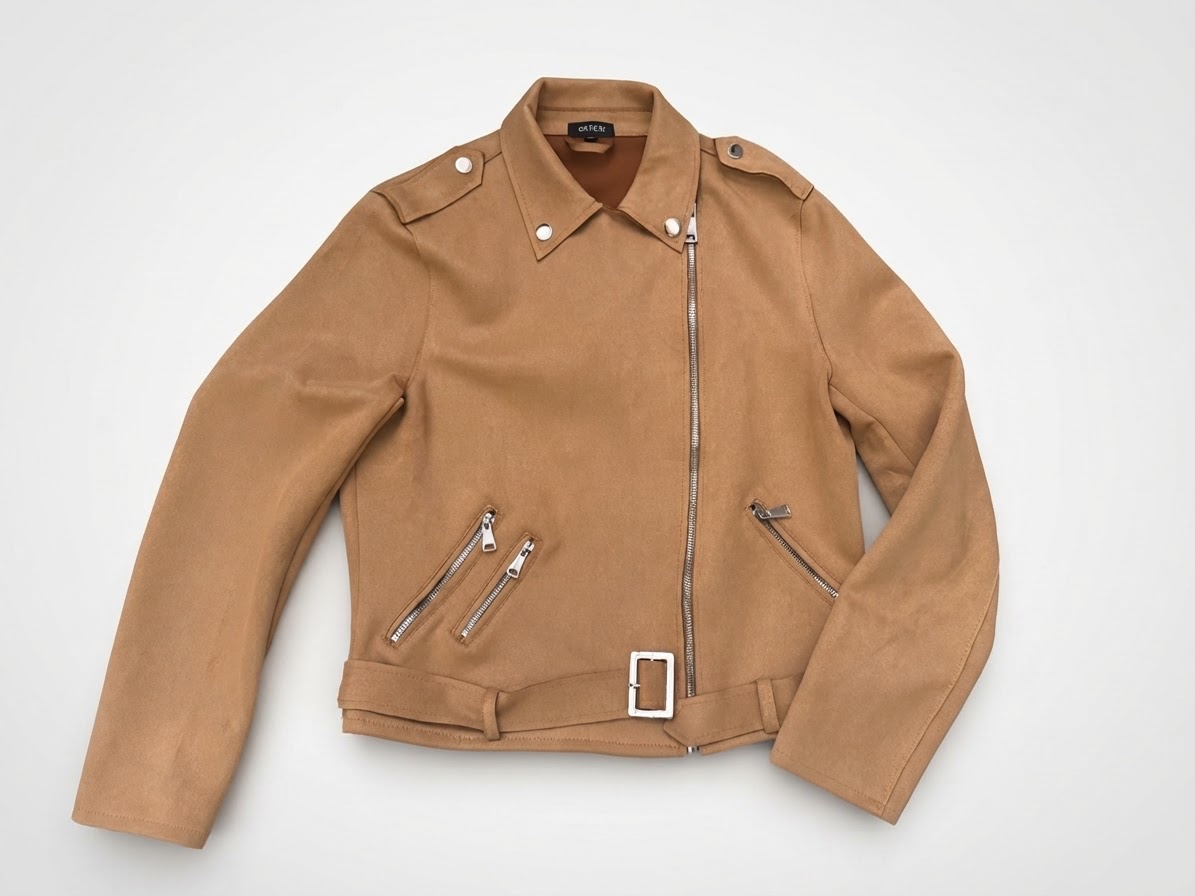 Veste effet daim