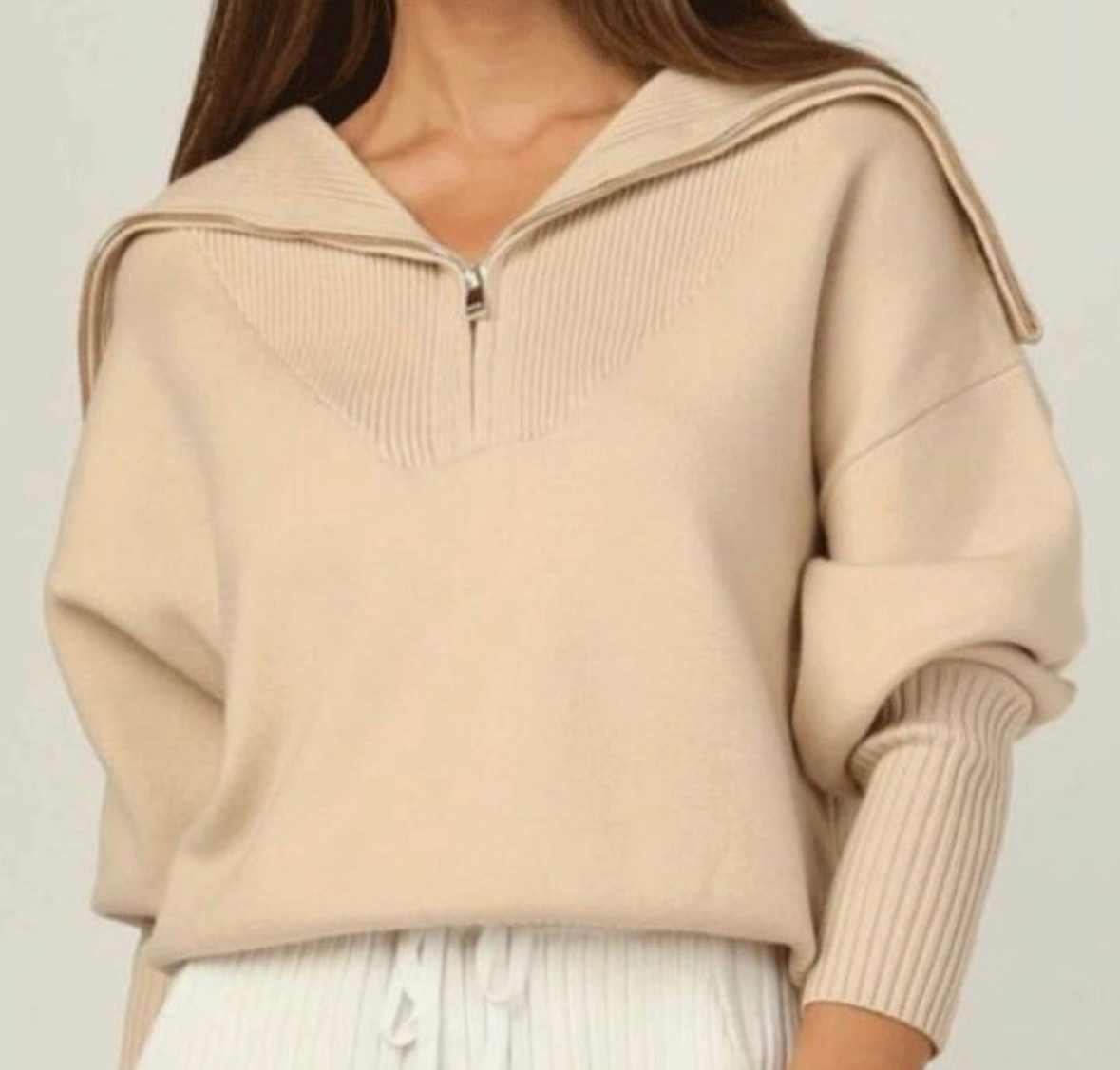 Très beau pull zara, col à zipp 🥰