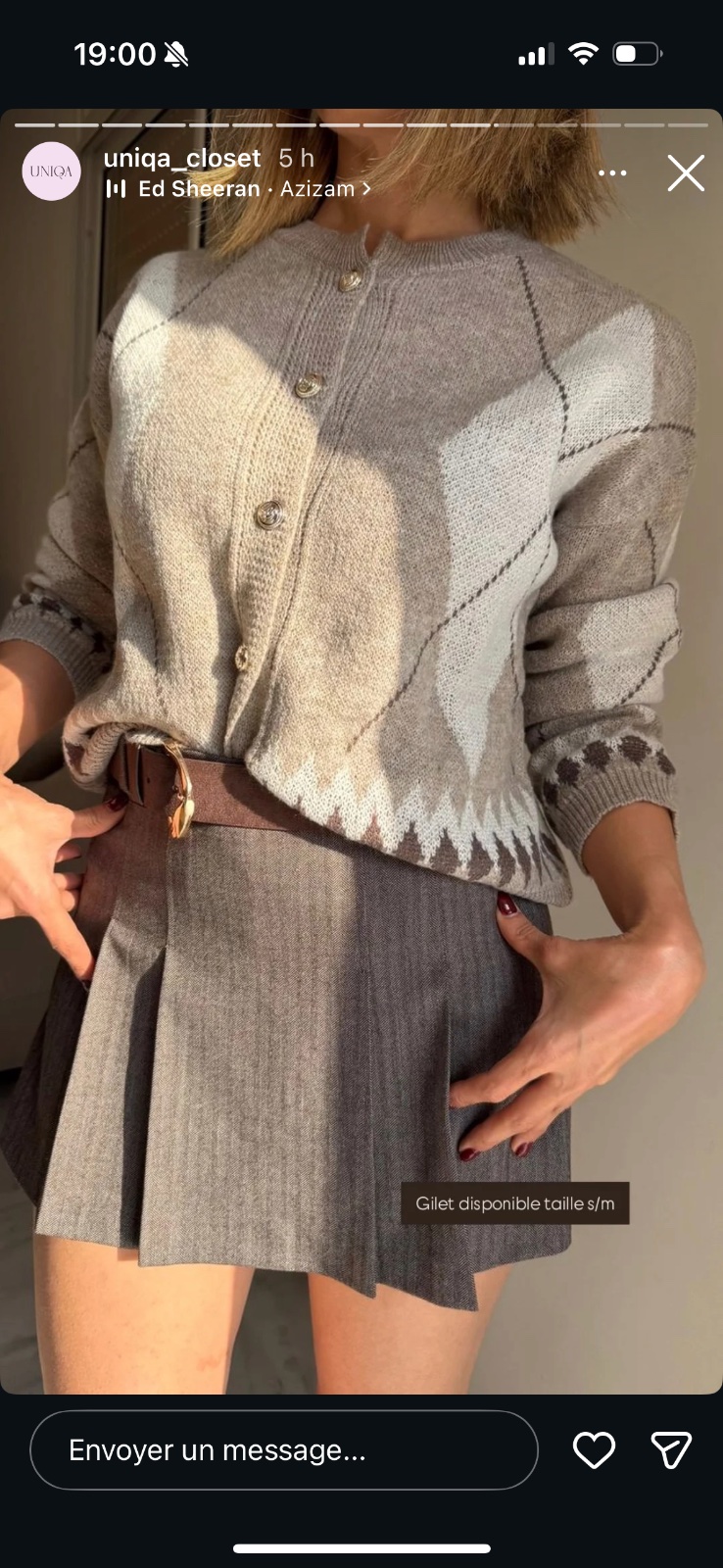 Gilet à motifs très tendance 😍