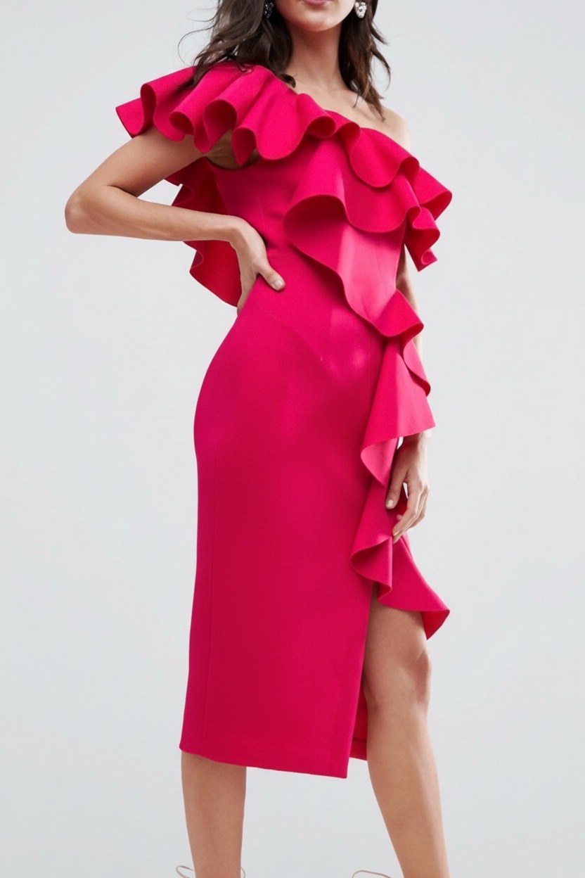 Robe habillée rose fuchsia Asos 😍😍