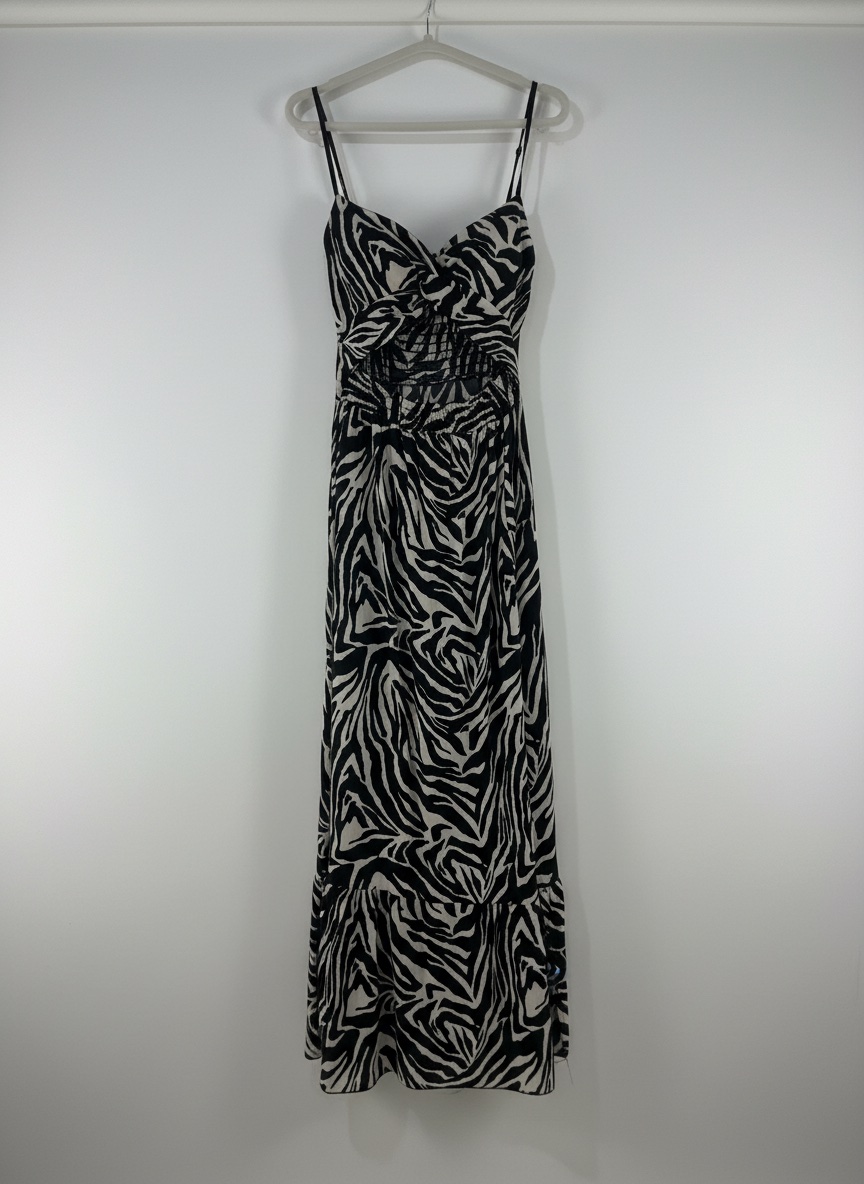 Robe motif zèbre taille unique (fits S/M)