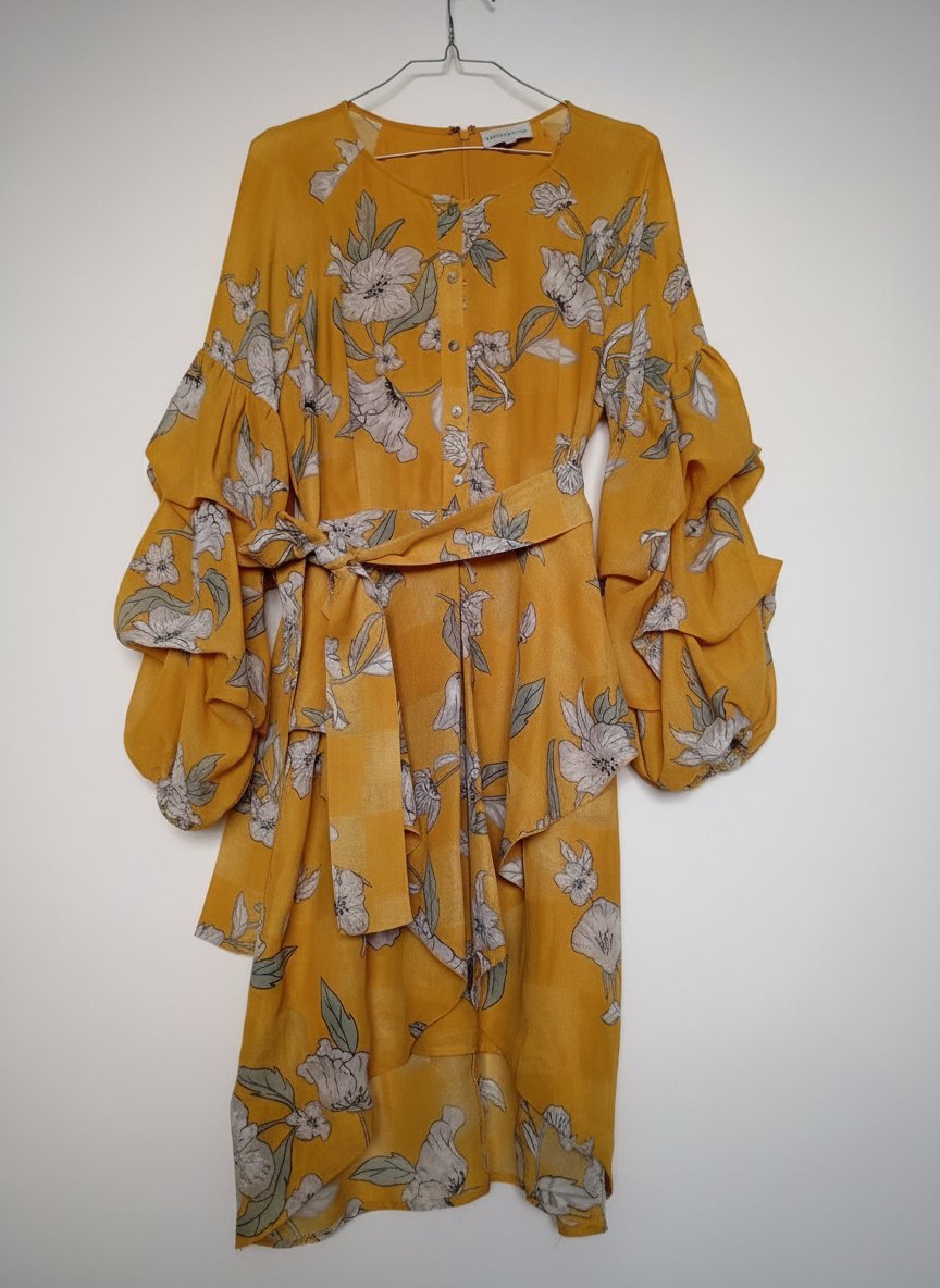 Une très belle robe en lin importation 