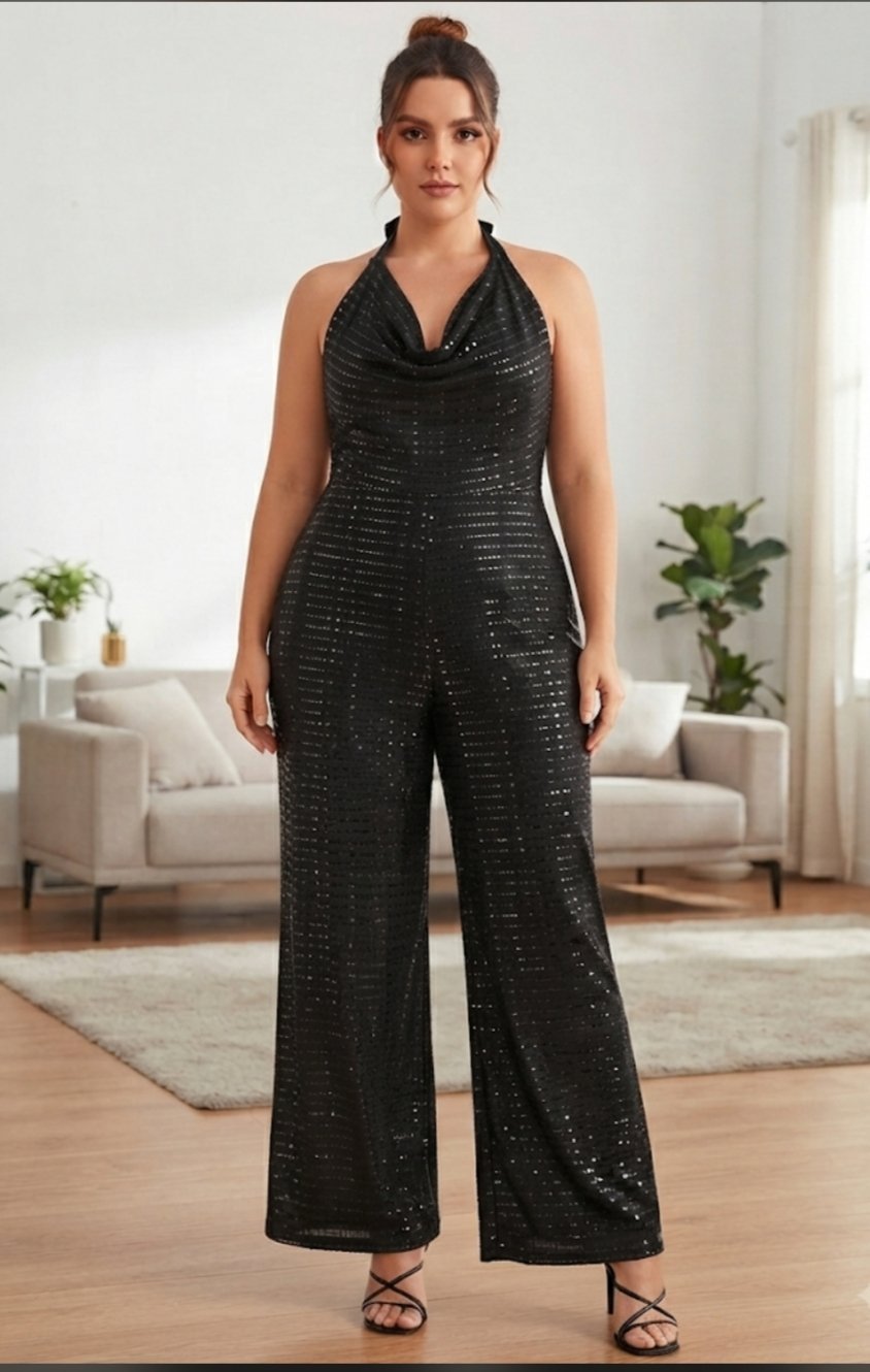 Une magnifique combinaison très large soirée neuve taille 46 de la marque Boohoo 