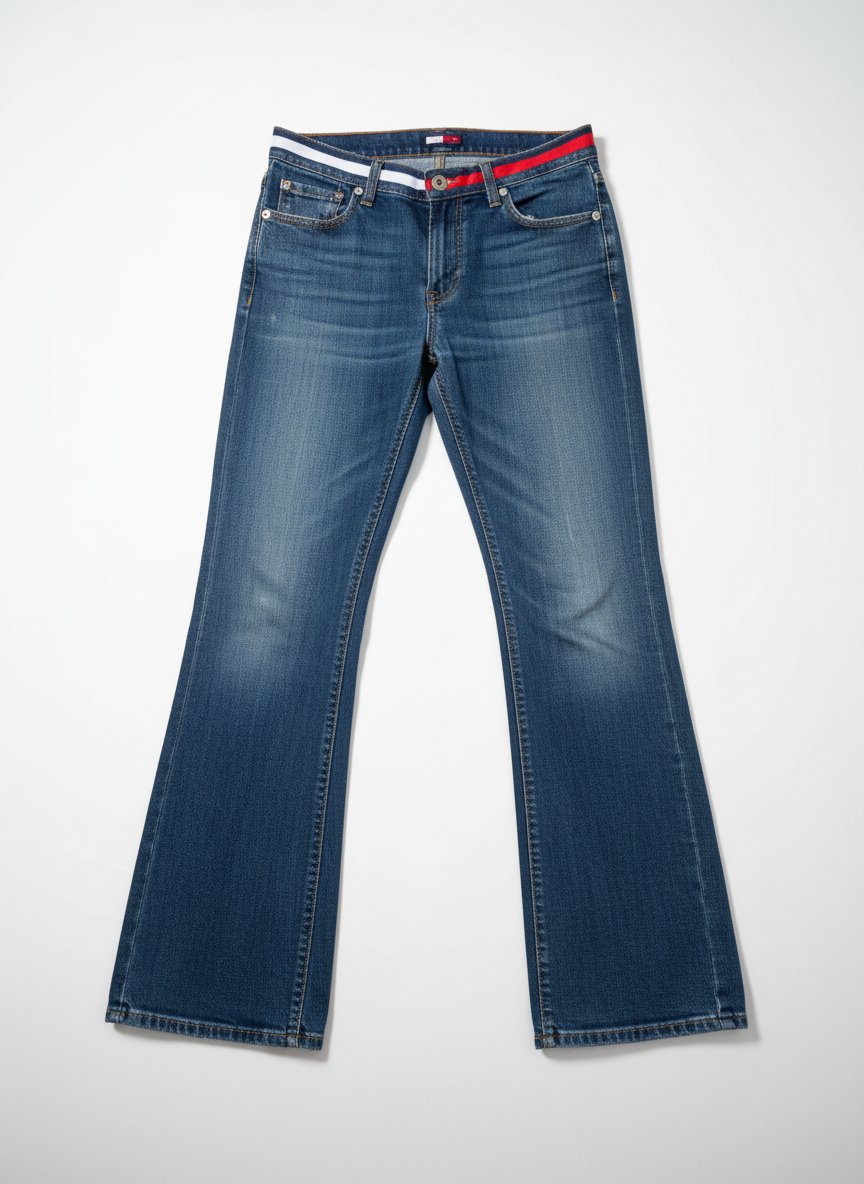 Un très joli pantalon jean tommy pattes d'éléphant 