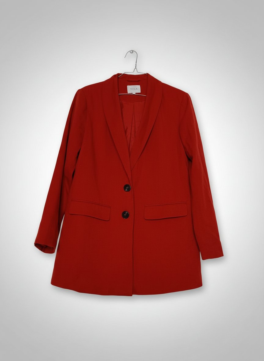 Une très belle blazer en rouge brique 