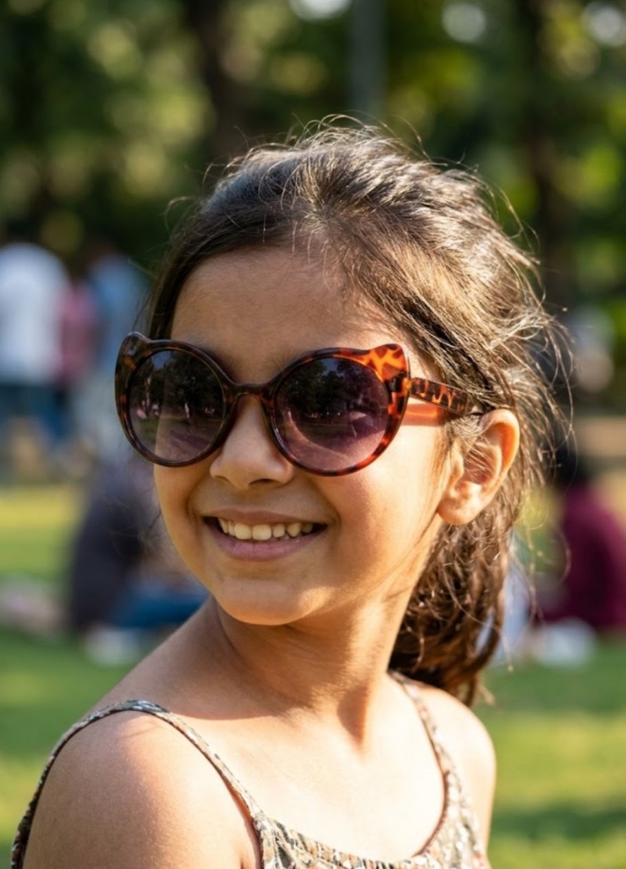 Une très belle paire de lunettes pour fille de la marque capelli new work importation verre polarisé uv 400 en bon état 
